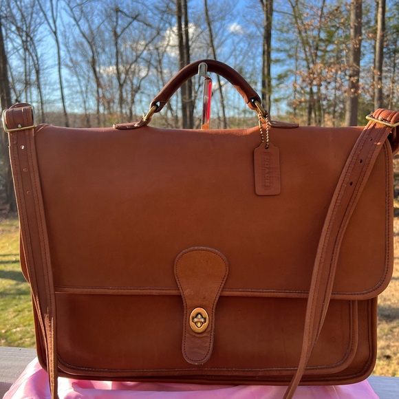 VINTAGE COACH METROPOLITAN LEATHER BRIEFCASE - Picture 15 of 15